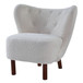 Zusud - Accent Chair - White Teddy Sherpa
