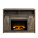 Tobias - 38" Fireplace - Rustic Oak