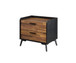 Jiranty - Accent Table - Walnut & Black