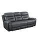 Lamruil - Sofa - Gray Top Grain Leather