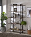 Nefo - Bookshelf - Rustic Oak & Black Finish