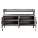 Samiya - TV Stand - Gray Oak & Black