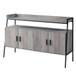 Samiya - TV Stand - Gray Oak & Black