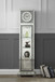 Noralie - Faux Diamonds Grandfather Clock With LED - Mirrored