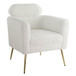 Connock - Accent Chair - White Teddy Sherpa