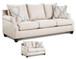 Sofa and Loveseat Set Arden Fabric by Happy Homes HH-1190