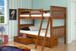 Mission Bunk Bed Twin over Twin Size in Light Espresso