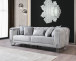 Santana Silver Velvet Sofa  NVF-SANTANA-SILVER-S