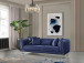 Santana Velvet Sofa NVF-SANTANA-NAVY-S