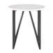 Cedric - Round End Table - Black - 22"