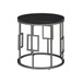 Ester - Round End Table - Chrome