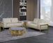 Sofa and Loveseat Set David Leather by Global United Furniture U894