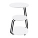 Hilly - 3-Tier Round Side Table - White And Black