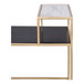 Mies - Side Table - Black / White