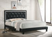 AMAYA BLACK BED FRAME AND MATTRESS SET HH-900-Black-PU-Q/Pastel-Q by KM Home