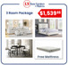 SHIA 3 ROOM PACKAGES RM-PK-SHIA by KM Home