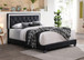 MARIANA BLACK BED FRAME AND MATTRESS SET NEI-B9335-Mariana-Queen/Pastel-Q by KM Home