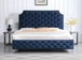 LEILAH BLUE BED FRAME AND MATTRESS SET BM-PK-LEILAH-BL by Kassa Mall