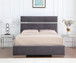 CARTER GRAY BED FRAME AND MATTRESS SET BM-PK-CARTER-GRY by KM Home