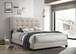 ARIANNA BEIGE BED FRAME AND MATTRESS SET HH-906-Beige-Q/Pastel-Q by KM Home