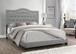 RIGBY GRAY BED FRAME AND MATTRESS SET HH-Emma Gray-Q/Pastel-Q by KM Home