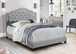 STARBED GRAY BED FRAME AND MATTRESS SET HH-Starbed-Gray-Q/Pastel-Q by KM Home