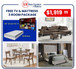 Elisa 3 Room Packages With Free TV and Mattress RM-PK-TV-ELISA by KM Home