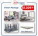YURI 3 ROOM PACKAGES RM-PK-YURI by KM Home