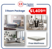 DEMI 3 ROOM PACKAGES RM-PK-DEMI by KM Home