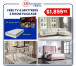 Lance 3 Room Packages With Free TV and Mattress RM-PK-TV-Lance by KM Home
