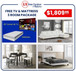 Penelope 3 Room Packages With Free TV and Mattress RM-PK-TV-PENELOPE by KM Home