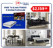Helda 3 Room Packages with Free TV and Mattress RM-PK-TV-Helda by KM Home