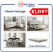 SHANE 3 ROOM PACKAGES RM-PK-SHANE by KM Home