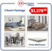 WESTON 3 ROOM PACKAGES RM-PK-WESTON by KM Home