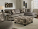 L Shaped Sectional Jamba L Shaped Sectional in Polyester by Nova Furniture