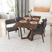 Rolda Dining Set - 4 Ricco Dark Gray Fabric Chairs  | KM Home Furniture and Mattress Store | TX | Best Furniture stores in Houston