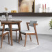 Palmer Dining set - 4 Ricco Dining Chairs Walnut Top | KM Home Furniture and Mattress Store | TX | Best Furniture stores in Houston