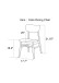 Selena Dining Set - 4 Colins Grey Dining Chairs | KM Home Furniture and Mattress Store | TX | Best Furniture stores in Houston