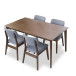 Selena Dining Set - 4 Abbott Dining Chairs | KM Home Furniture and Mattress Store | Houston TX | Best Furniture stores in Houston