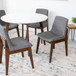 Aliana Dining set with Gray Chairs (White) | KM Home Furniture and Mattress Store | Houston TX | Best Furniture stores in Houston