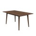 Adira Dining Table (Large) Walnut | KM Home Furniture and Mattress Store | Houston TX | Best Furniture stores in Houston