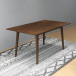 Adira Dining Table (Large) Walnut | KM Home Furniture and Mattress Store | Houston TX | Best Furniture stores in Houston