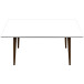 Alpine Dining Table White (Large) | KM Home Furniture and Mattress Store | Houston TX | Best Furniture stores in Houston