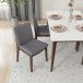 Virginia Dining Chair - Light Gray | KM Home Furniture and Mattress Store | Houston TX | Best Furniture stores in Houston
