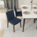 Virginia Dining Chair - Navy Blue | KM Home Furniture and Mattress Store | Houston TX | Best Furniture stores in Houston