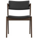 Ricco Dining Chair - Black Leather | KM Home Furniture and Mattress Store | Houston TX | Best Furniture stores in Houston