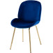 Lucy Dining Chair - Blue Velvet  | KM Home Furniture and Mattress Store | Houston TX | Best Furniture stores in Houston