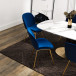 Lucy Dining Chair - Blue Velvet  | KM Home Furniture and Mattress Store | Houston TX | Best Furniture stores in Houston