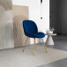 Lucy Dining Chair - Blue Velvet  | KM Home Furniture and Mattress Store | Houston TX | Best Furniture stores in Houston