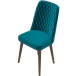 Evette Mid Century Modern Dining Chair - Teal  Velvet | KM Home Furniture and Mattress Store | TX | Best Furniture stores in Houston